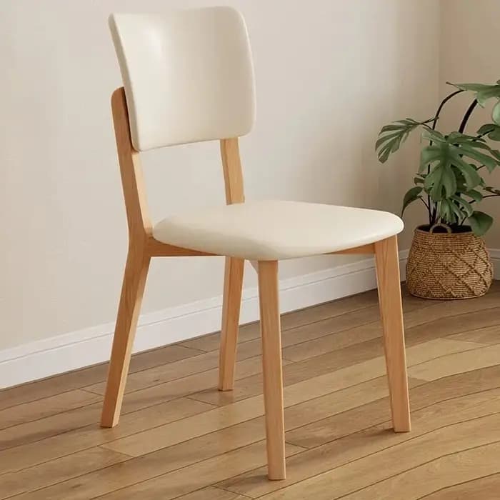 Chaises de salle à manger contemporaines en similicuir