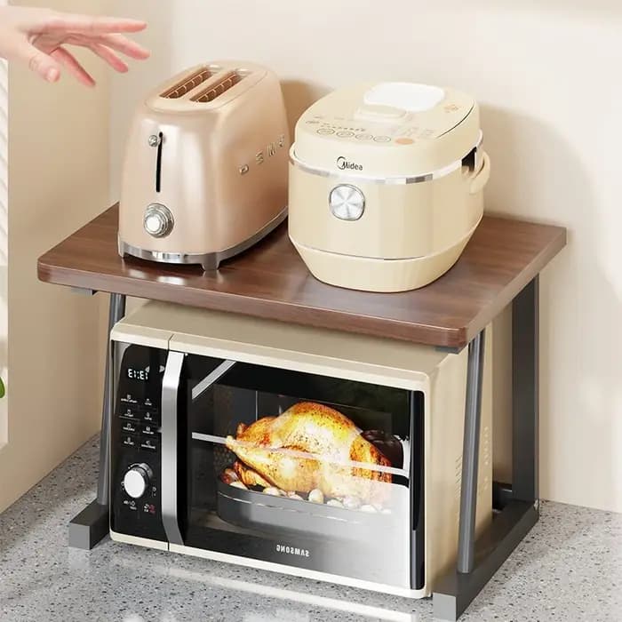 Étagère de rangement pour four à micro-ondes