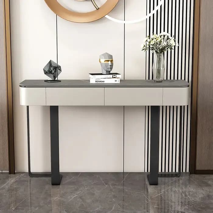 Table console tendance et populaire, table d'entrée de luxe minimaliste, nouveau style de designer, Tavolo Ingresso, mobilier moderne pour la maison
