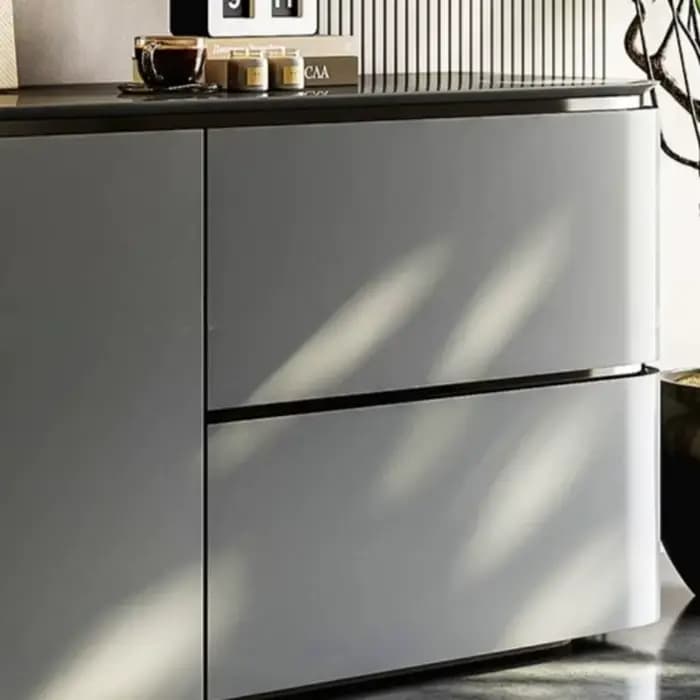 Meuble de rangement italien minimaliste de luxe avec tiroirs de bureau modernes
