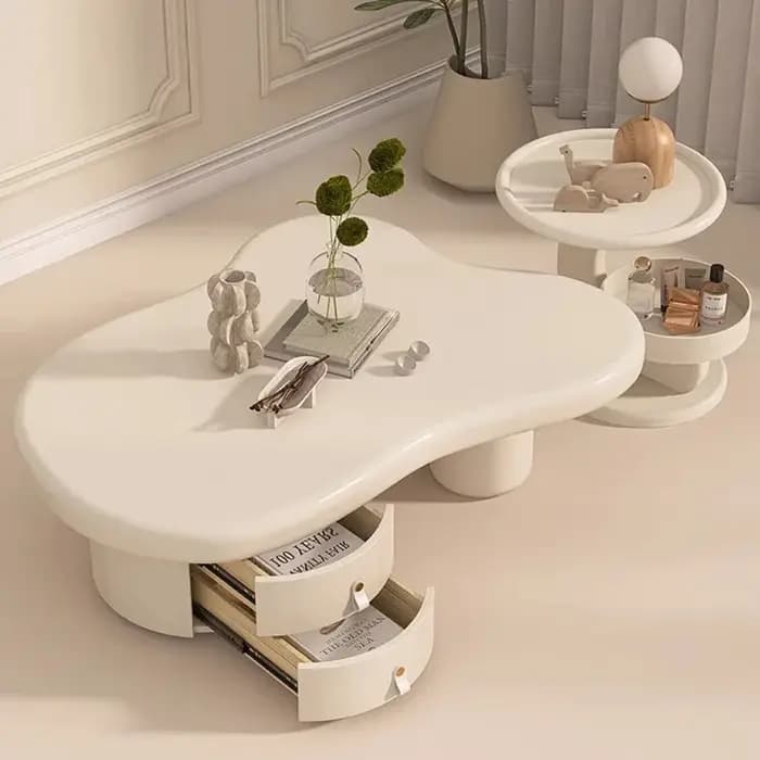 Table basse De beauté moderne gain De place Tables basses uniques européennes Glamour exquise Mesa De Centro Sala meubles De maison