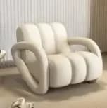 Velur vert chaise balcon tissu Support sectionnel