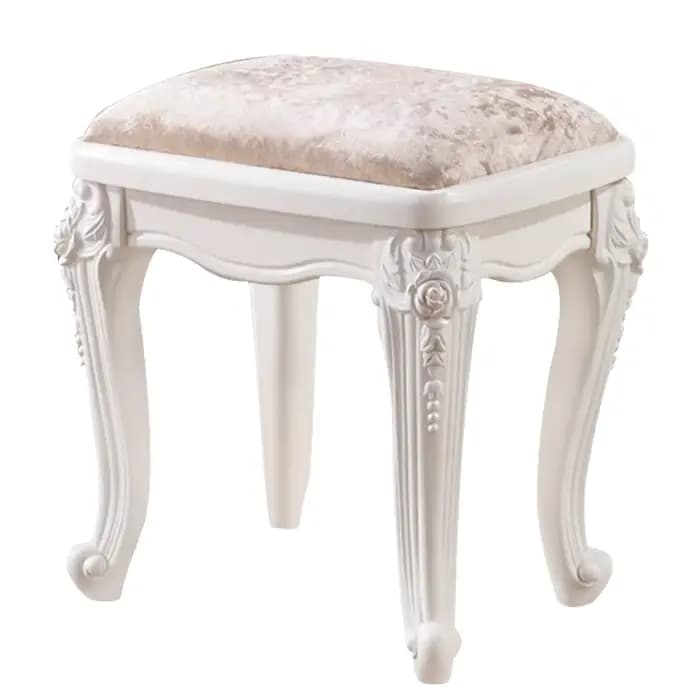 Maison chambre salon tabouret surface douce sac souple haut de gamme maquillage tabouret européen dr