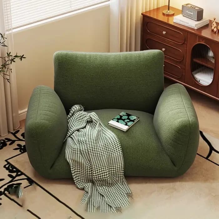 Canapé de salon de luxe élégant avec fauteuils inclinables
