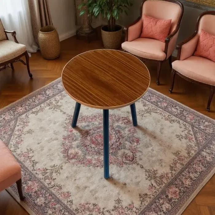 1 petite table basse à rotonité simple. | Table d'angle d'appoint pour canapé, pour salon, chambre