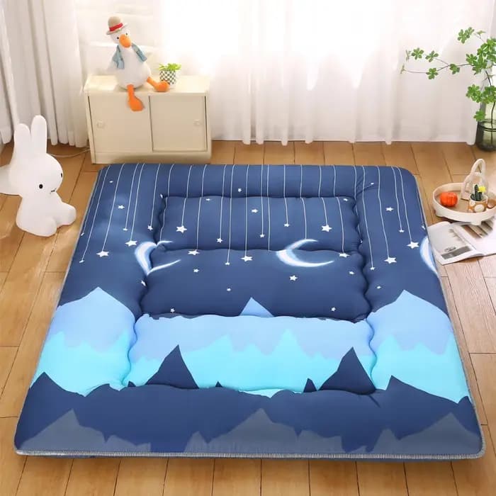 Matelas tatami épais pour salon, tapis de sol, coussin moelleux pliable, matelas de couchage pour la