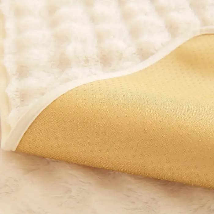 Housse de canapé en peluche Imitation fourrure de lapin