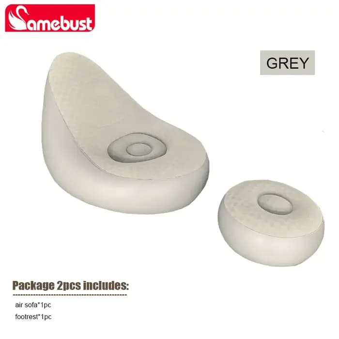 Canapé gonflable Camebust - Surface floquée