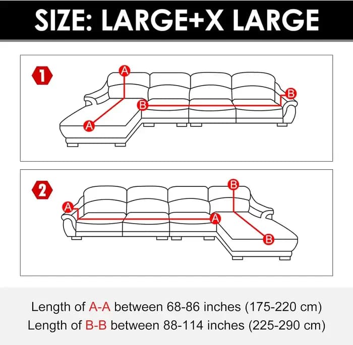 Juste de Protection Extensible pour Canapé d'Angle et Fauteuil
