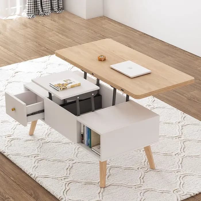 Table basse multifonctionnelle de qualité supérieure avec rangement