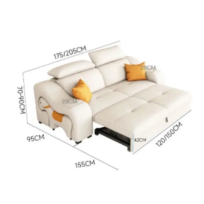 Canapé de sol extensible pour adultes