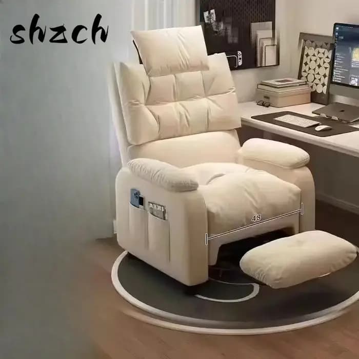 Chaise de bureau confortable pour longues sessions