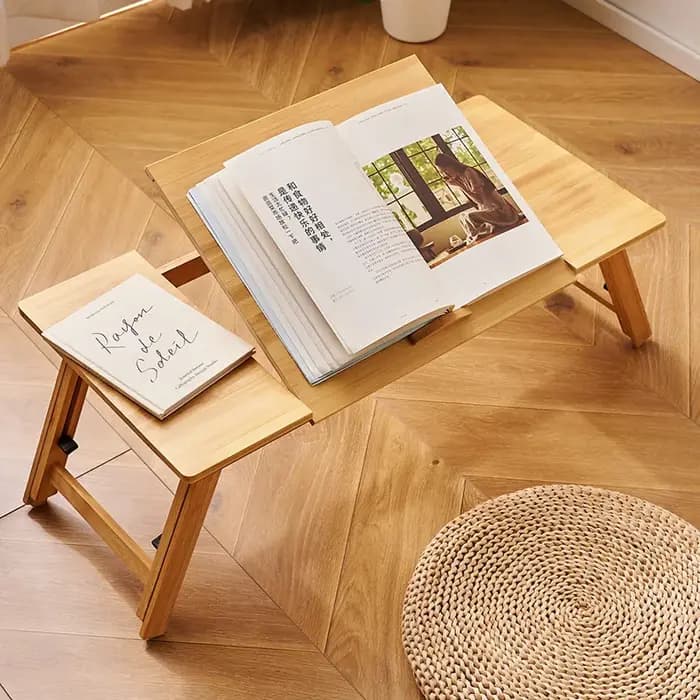 Table pliante de sol, table basse tatami