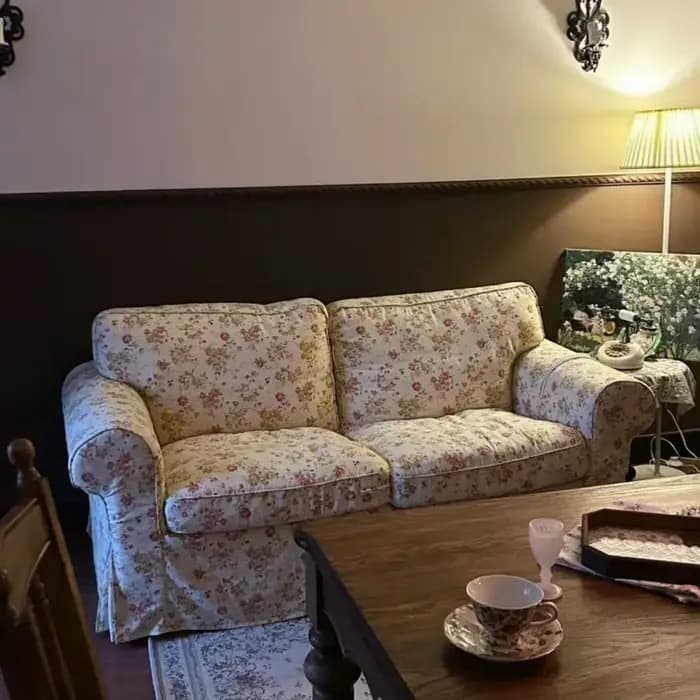 Double nordique salon canapé confortable adultes appartement économique