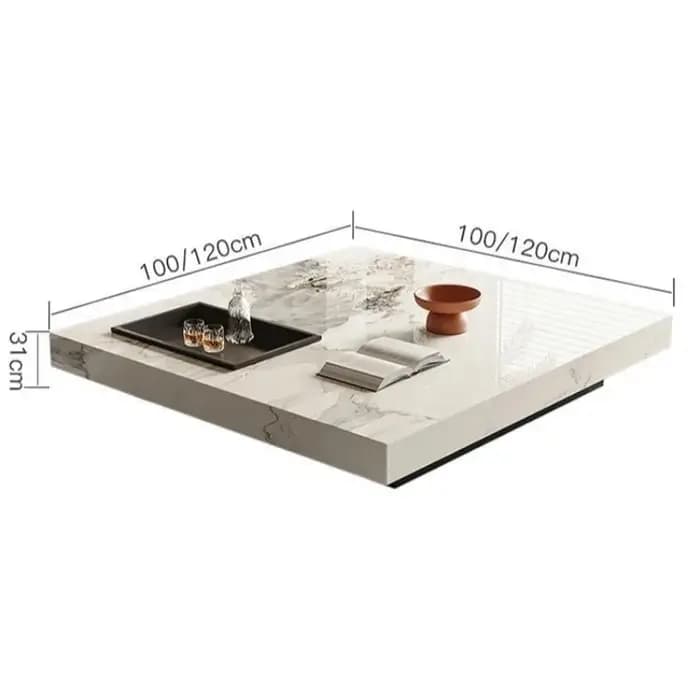 Table basse de luxe minimaliste italienne