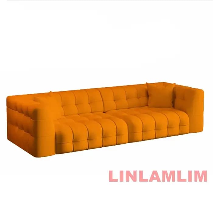 Linlamlim-Canapé convertible multifonctionnel, convertible, moderne, en cuir véritable, meubles de m