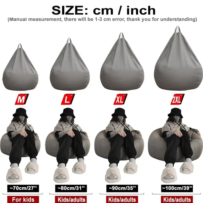 Grande housse de canapé en lin XXL