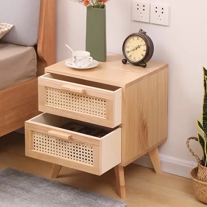 Table De chevet Mobile pour chambre à coucher, armoires, tiroirs De Console, rangement De luxe, Tabl