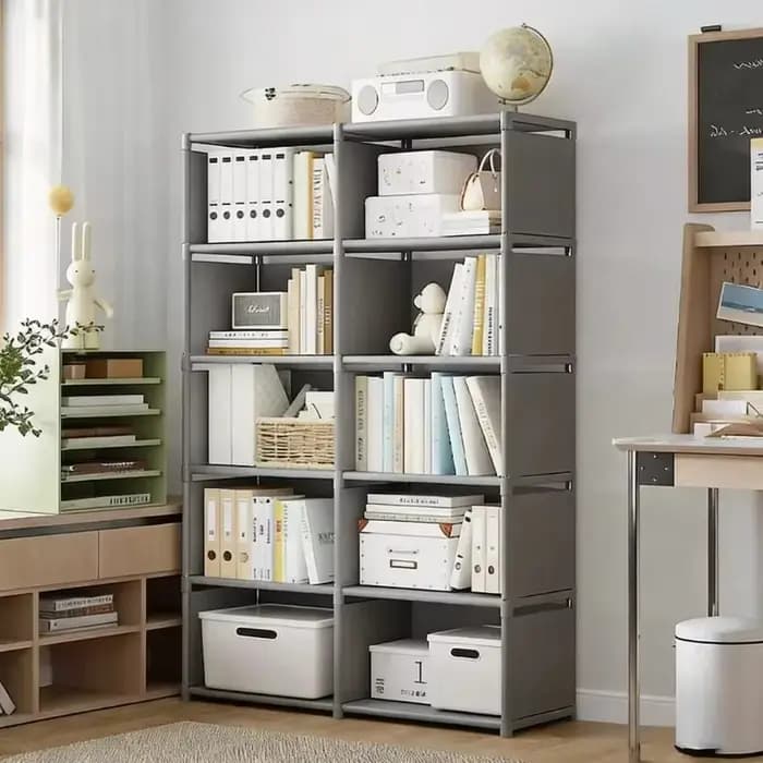 Bibliothèque multicouche à assemblage facile