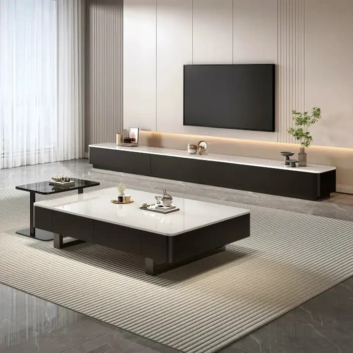Table de sol de luxe, table de bureau ronde