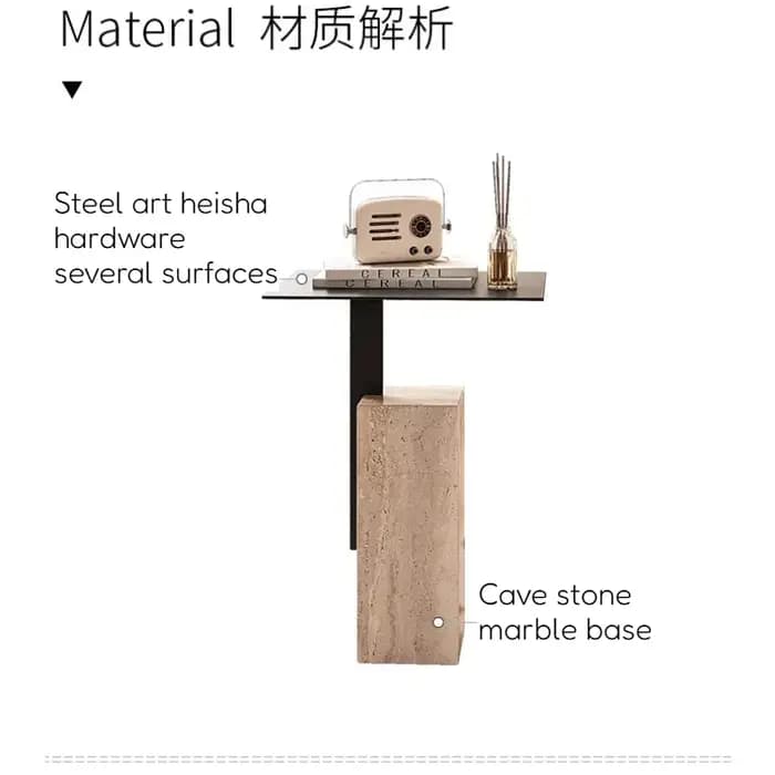 Table basse décorative compacte