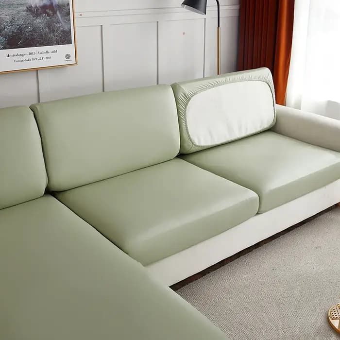 Housse de coussin de canapé imperméable en Pu 100%