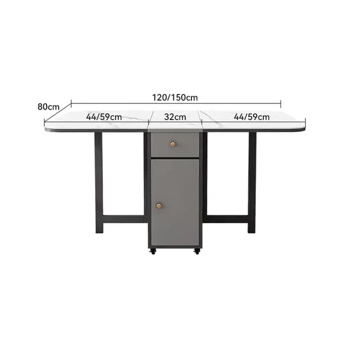 Tables à manger de luxe italiennes avec tiroirs de rangement