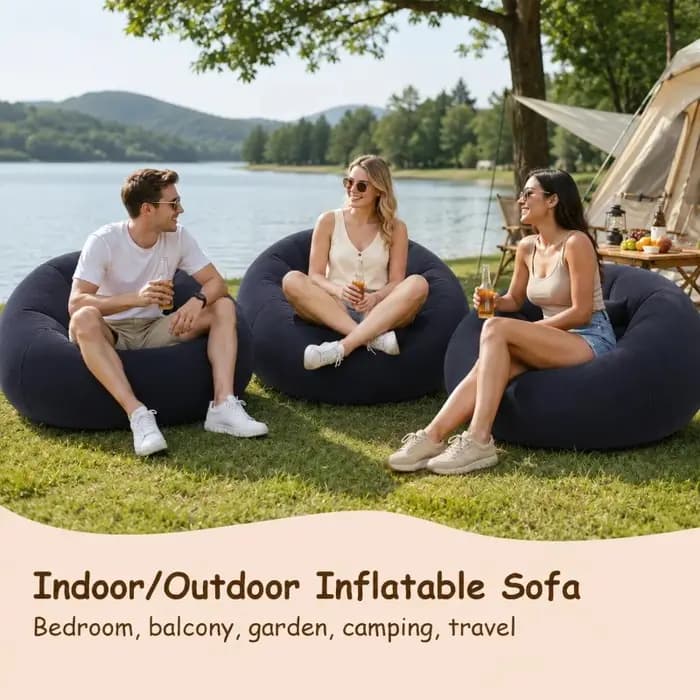 Canapé gonflable individuel confortable