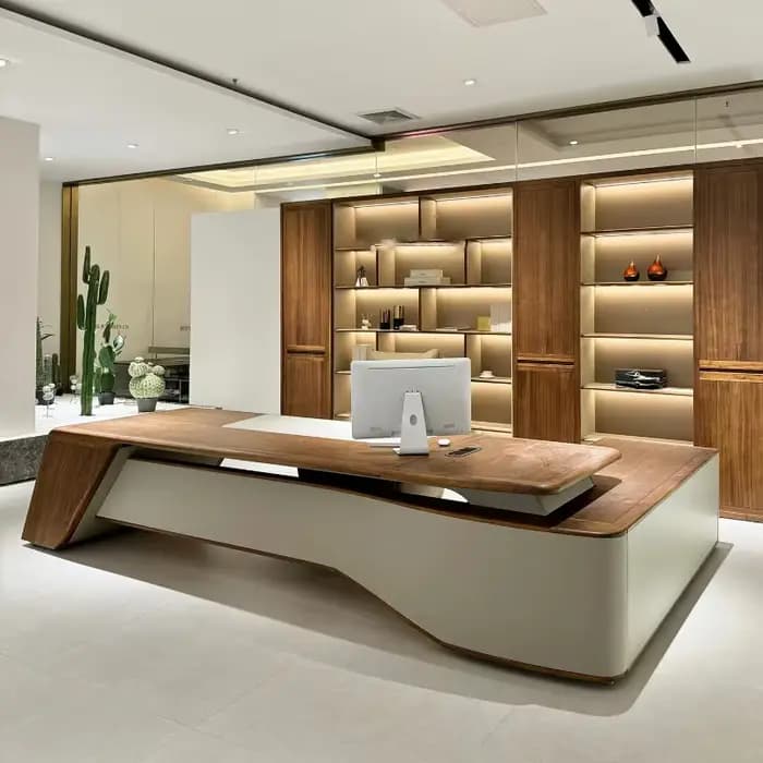 Bureau de mode en bois Simple créatif pas cher intérieur grande taille