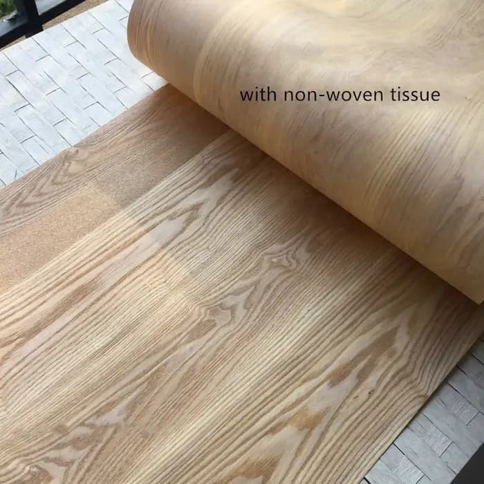 Placage naturel en bois véritable, avec tissu non tissé Fraxinus Mandshurica Rupr. ManTownhouse Chin