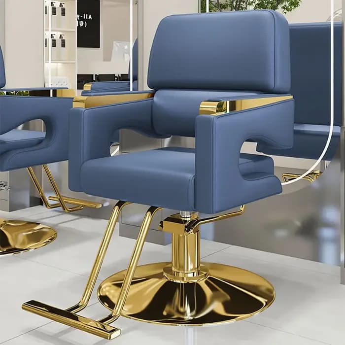 Chaise de barbier nordique moderne confortable Salon de luxe chaise de coiffeur ergonomique beauté m