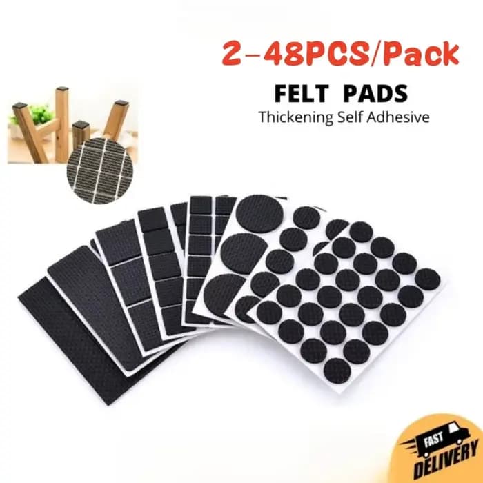 Coussinets en feutre auto-adhésifs pour pieds de Table et chaise, tapis de pied de meuble, autocolla