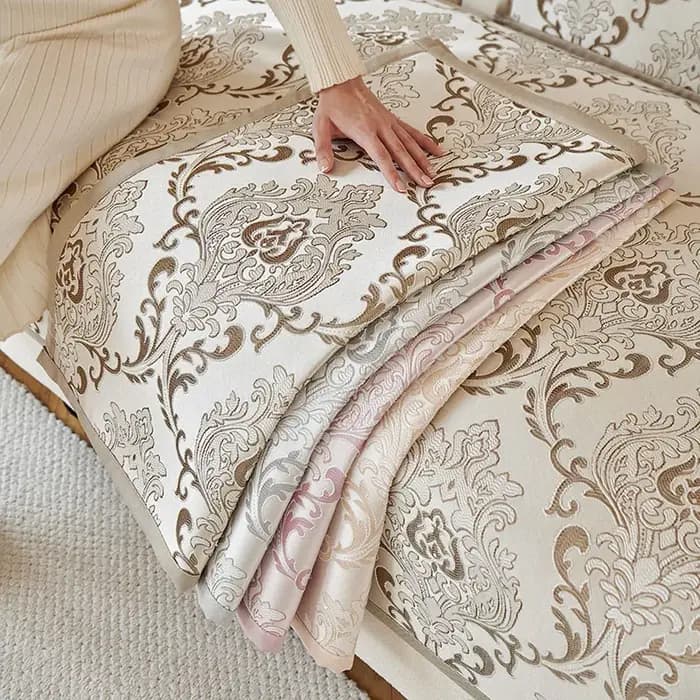 Housse de canapé jacquard exquise antidérapante
