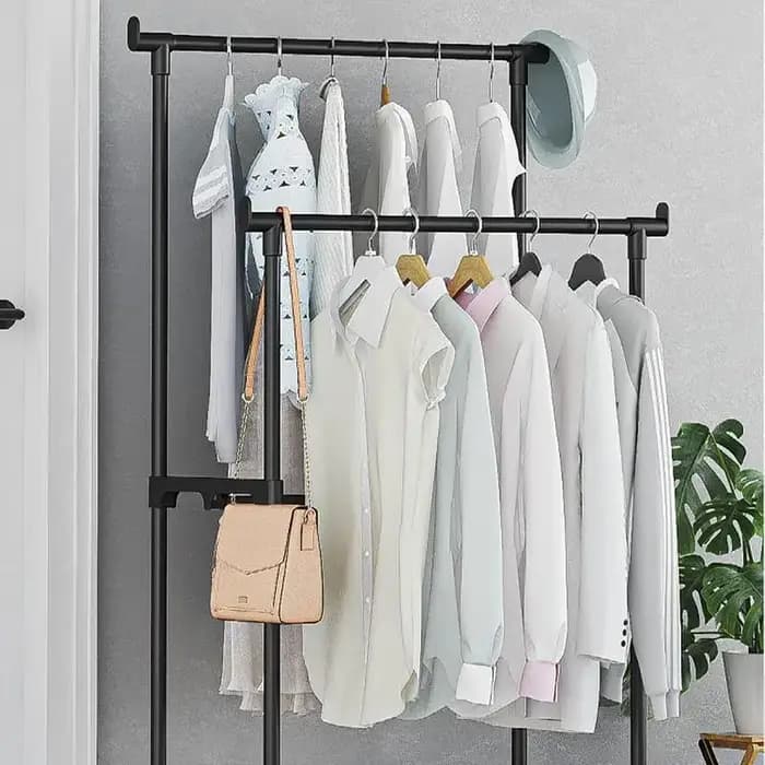 Supports pour vêtements, support de veste avec roulettes, gain de place, organisateurs de chaussures
