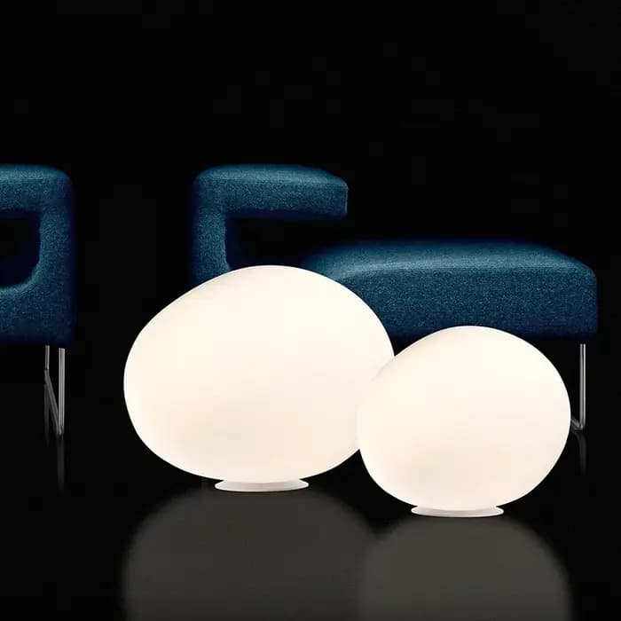 Lampe de Table design italien lampadaires en verre pour salon chambre étude bureau décor lumière maison E27 pavé veilleuse