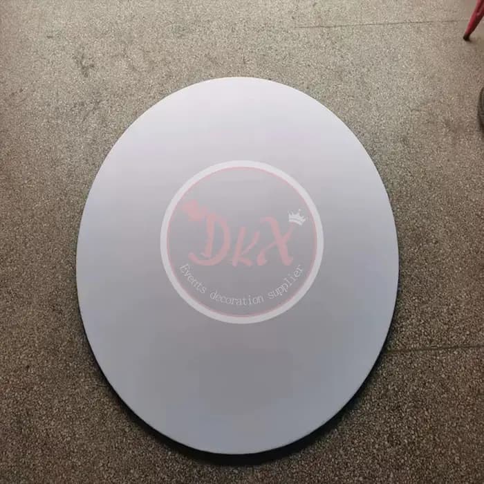 Table à manger pliante en bois ronde moins chère populaire de 5 pieds 6
