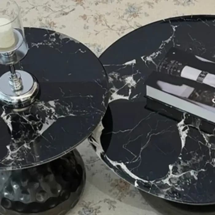 Table basse ronde moderne pour salon