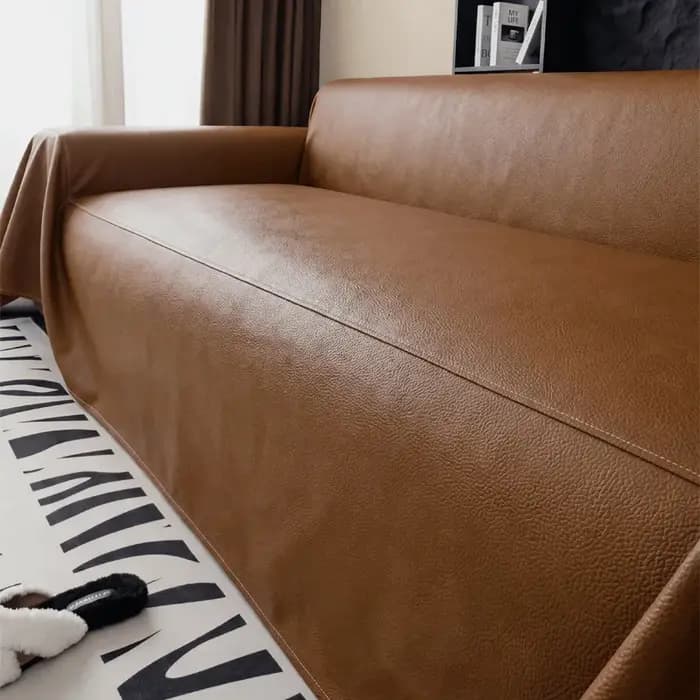 Housse de canapé universelle en cuir souple