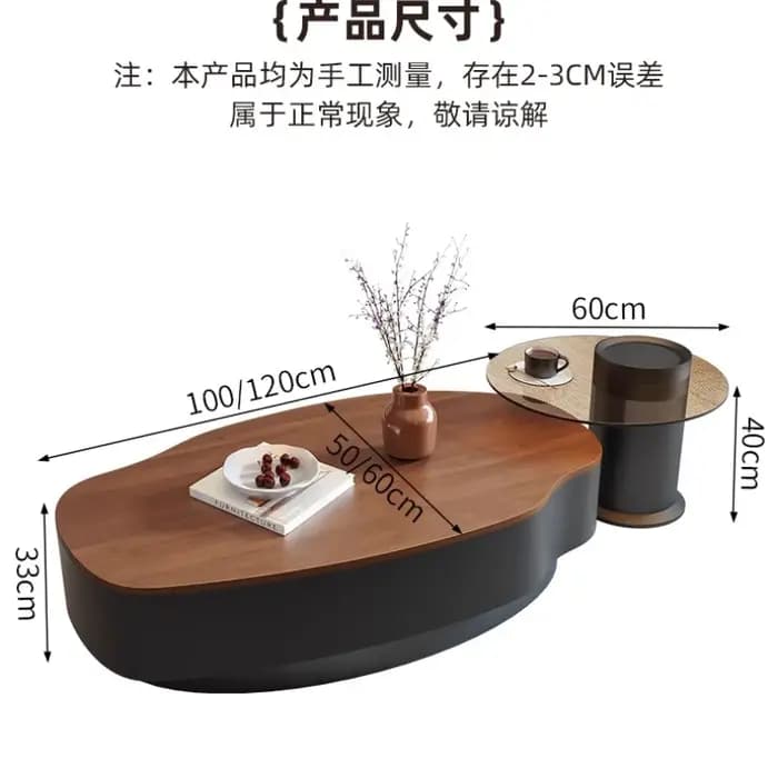 Ornements Design Table basse bois Magazine luxe moderne