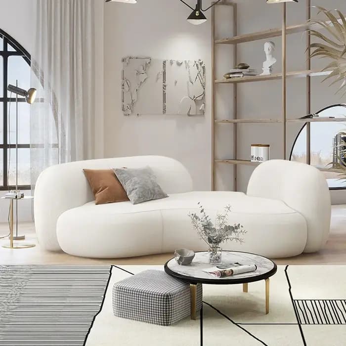 Canapé paresseux minimaliste inclinable De luxe design relaxant Salon