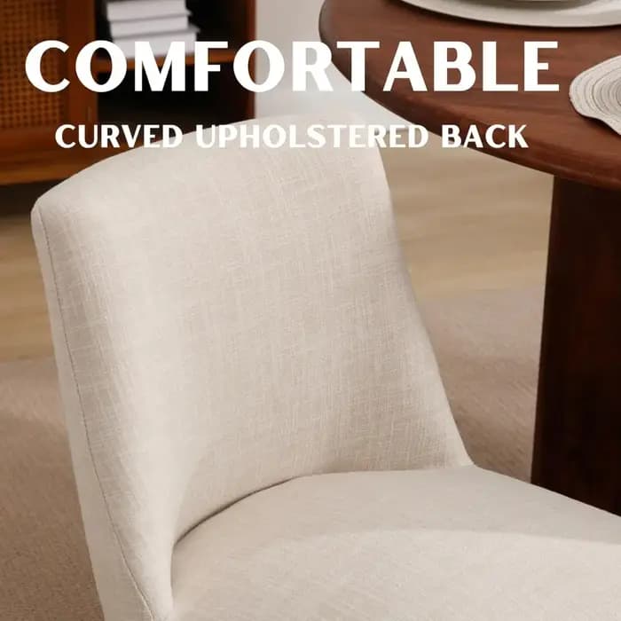 Ensemble de 2 chaises de salle à manger modernes, confortables, avec dossier, chaises d'appoint de c