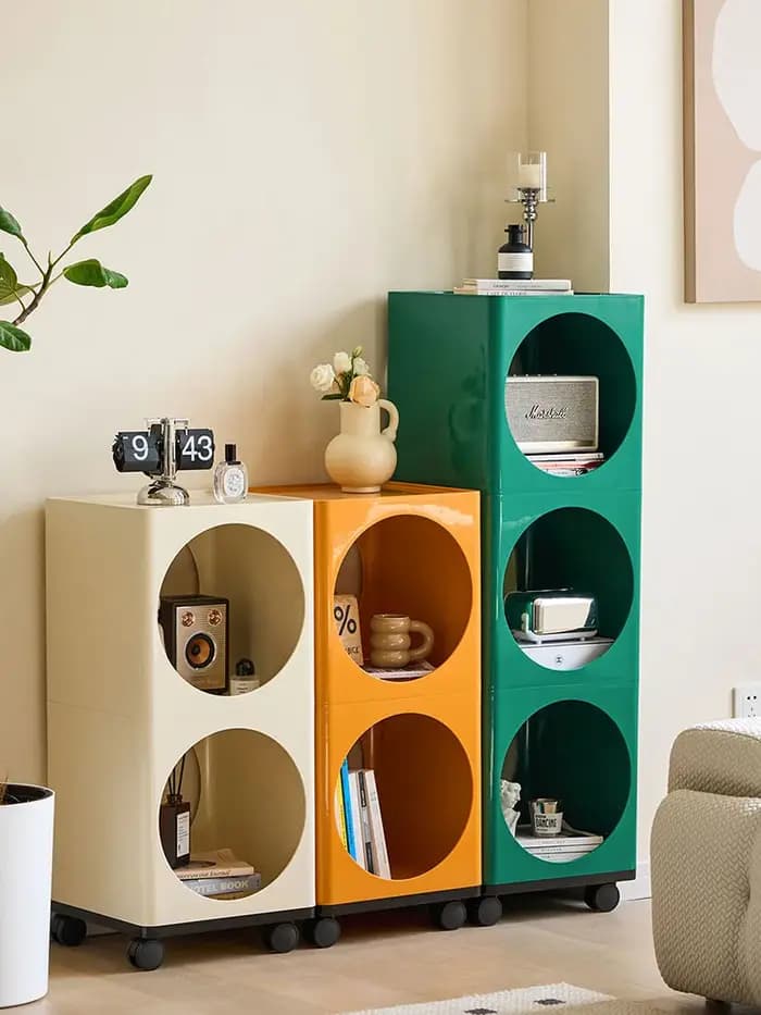 Tables basses multicouches, casier de rangement, salon, meuble TV, côté canapé, table, armoire, chambre à coucher, meubles de table de chevet personnalisés