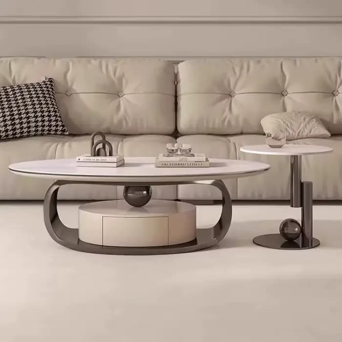 Table basse nordique peu encombrante, luxe, claire, Simple, écriture, Table d'appoint, décoration ro