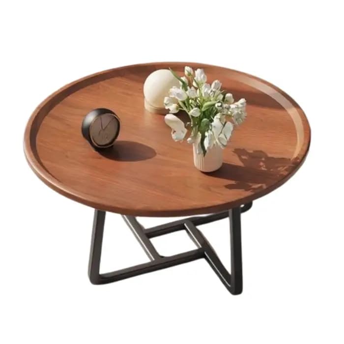 Petites Tables basses rondes en bois