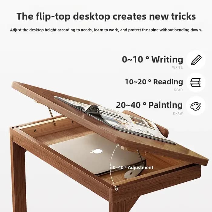 Table d'appoint rotative de style scandinave