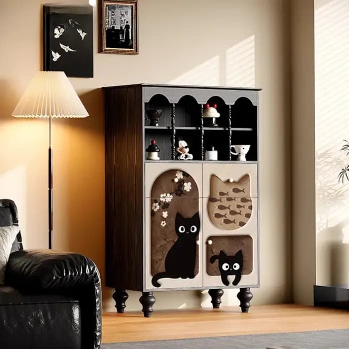 Armoire De Rangement salle à manger moderne tiroirs d'entrée salon