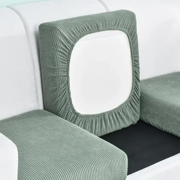 Housse de coussin de siège de canapé en polaire, housse de canapé élastique pour salon, tapis pour e