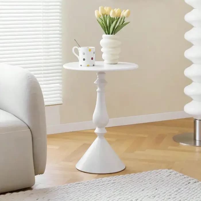 Table basse de Style nordique, Table d'appoint mobile, Table d'appoint de canapé, petite Table ronde