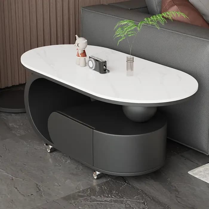 Table basse De beauté à la mode Tables basses nordiques modernes peu encombrantes meubles De maison européens portables Mesa De Centro Sala
