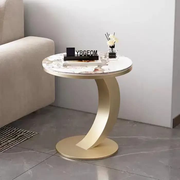 Table basse ronde de luxe